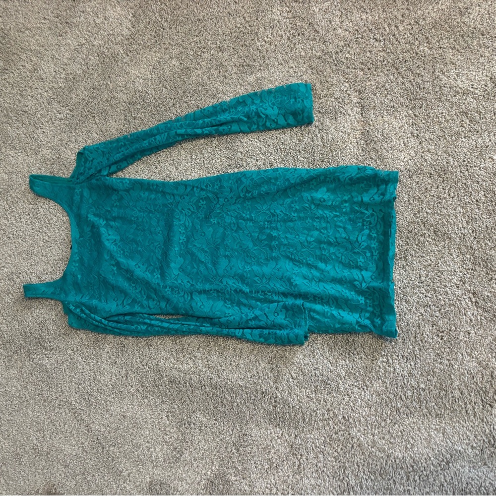 Sabora Turquoise Lace Dress